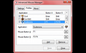 Advanced Mouse Manager - náhled