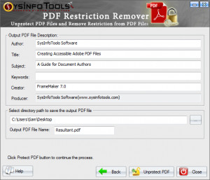 PDF Restriction Remover - náhled