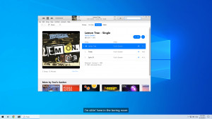 iTunes Desktop Lyrics - náhled