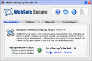 Pop-up Secure - náhled