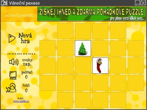 Vánoční pexeso - náhled