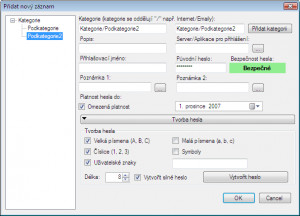 Password.NET - náhled