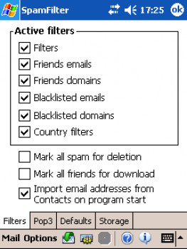 Pocket SpamFilter - náhled