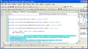 C_sharp C/C++ String Creator - náhled