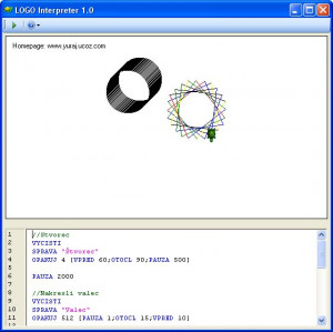 LOGO Interpreter - náhled