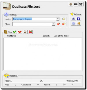 Duplicate File Lord - náhled