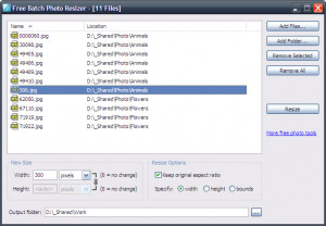 Free Batch Photo Resizer - náhled
