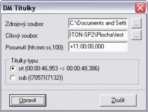 DM Titulky - náhled