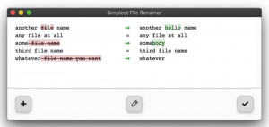 Simplest File Renamer - náhled