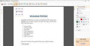 WidsMob PDFEdit - náhled