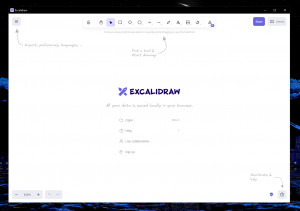 excalidraw-desktop - náhled