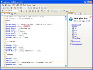 WebCipher 2007 - náhled