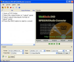 Winxmedia DVD MPEG/AVI/Audio Converter - náhled