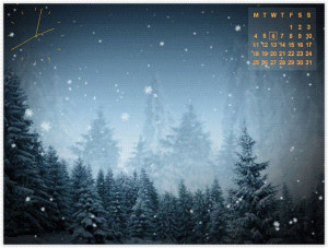 Animated SnowFlakes Screensaver - náhled