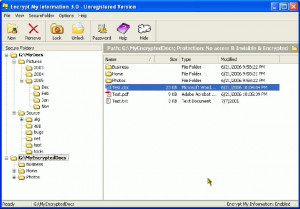 Encrypt My Information - náhled