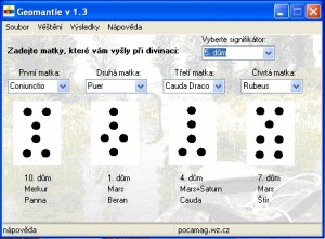 Geomantie - náhled