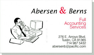 Business Card Creator pro MS Word - náhled