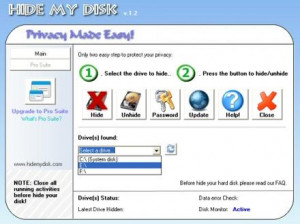 Hide My Disk - náhled