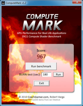 ComputeMark - náhled