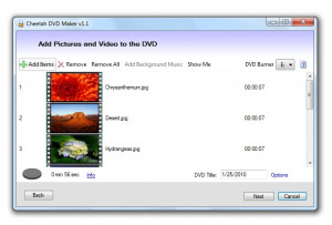 Cheetah DVD Maker - náhled