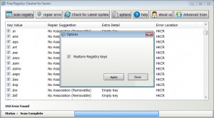 Free Registry Cleaner for Seven - náhled