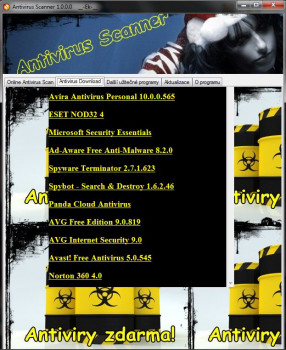 Antivirus Scanner - náhled