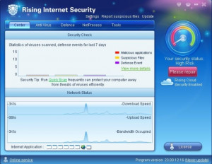 Rising Internet Security - náhled