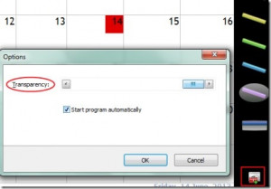 Effective WriteCalendar - náhled