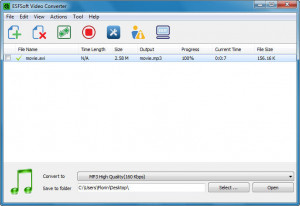 ESFSoft Video Converter - náhled