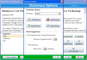SSuite Office Spell Checker - náhled