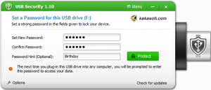 Kakasoft USB Security - náhled