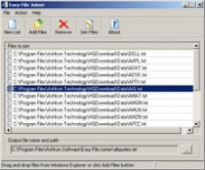 Easy File Joiner - náhled
