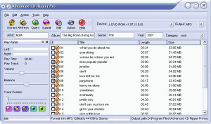 Advanced CD Ripper Pro - náhled