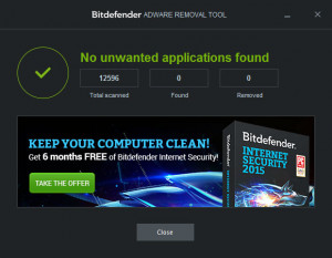 Bitdefender Adware Removal Tool - náhled