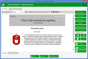 SenderMatic emailer - náhled