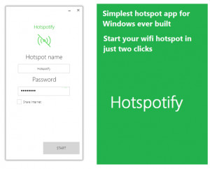 Hotspotify - náhled