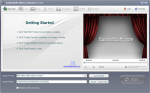 EasiestSoft Video Converter  - náhled