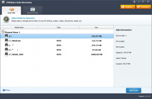 7thShare Data Recovery - náhled