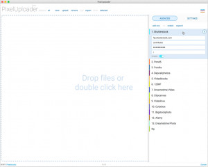 PixelUploader - náhled