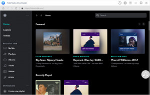 TunePat Tidal Media Downloader - náhled