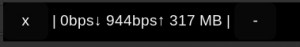 Netspeed - náhled