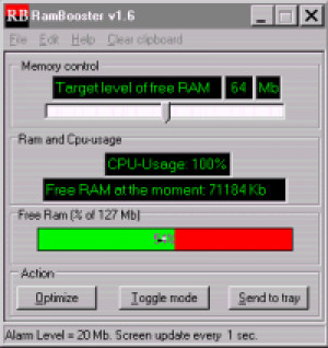 RAMBooster - náhled