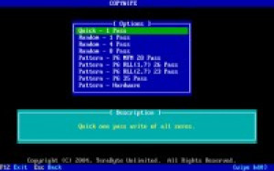 CopyWipe - náhled