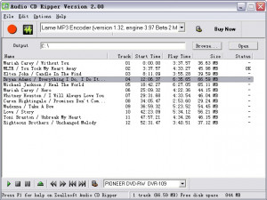 Zeallsoft Audio CD Ripper - náhled