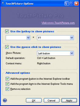 TouchPicture - náhled