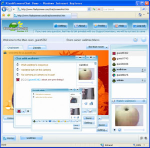 Flash Video Chat - náhled