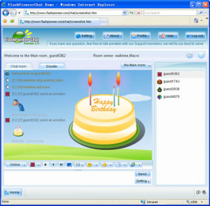 Flash Video Chat - náhled