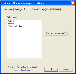 FinitySoft Memory Manager - náhled