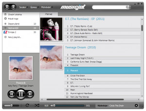 MusicJet - náhled