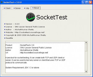 SocketTest - náhled